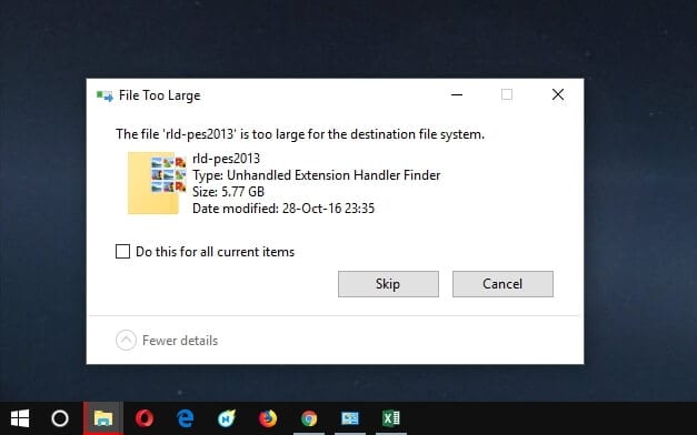 Fix File Too Large for USB