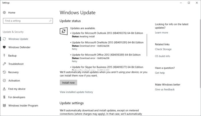 How to Disable Automatic 'Windows Update' on Windows 10 PC