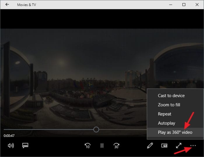 how-to-play-360-video-on-windows-10-no-third-party-app