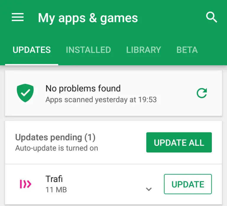 How to disable auto update on android apps