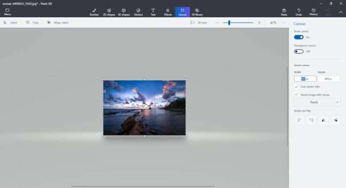 How to Resize Image in Paint 3D Easily - AsapGuide