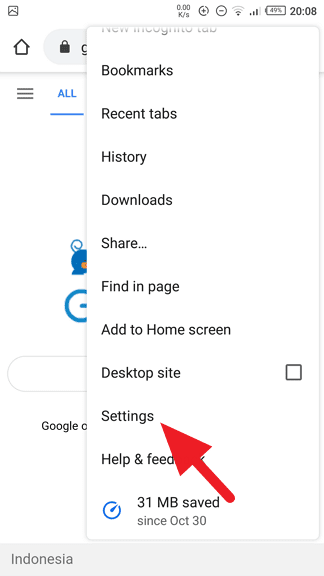 Settings Chrome - How to Hide Home Button on Google Chrome Android 7