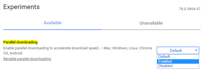 How to improve Chrome Download Speed by 35% by enabling parallel