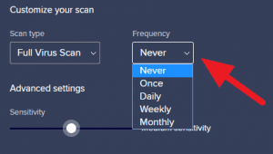 frequency - How to Schedule Automatic Scan on Avast Free Antivirus 23