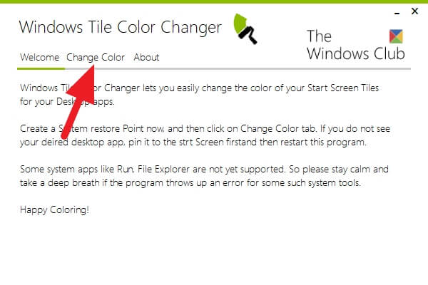 Change Color - How Change Tile Color for a Specific Program on Windows 10 7