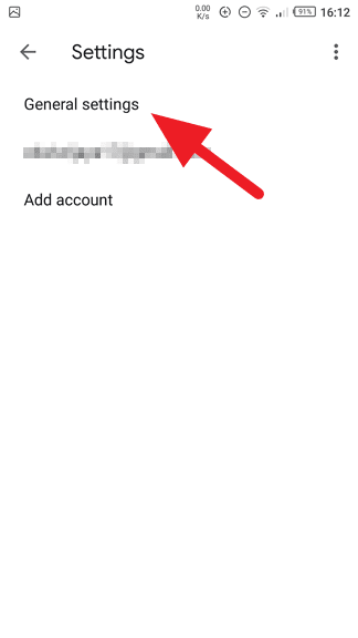 General settings - How to Disable Swipe to Archive in Gmail App 9
