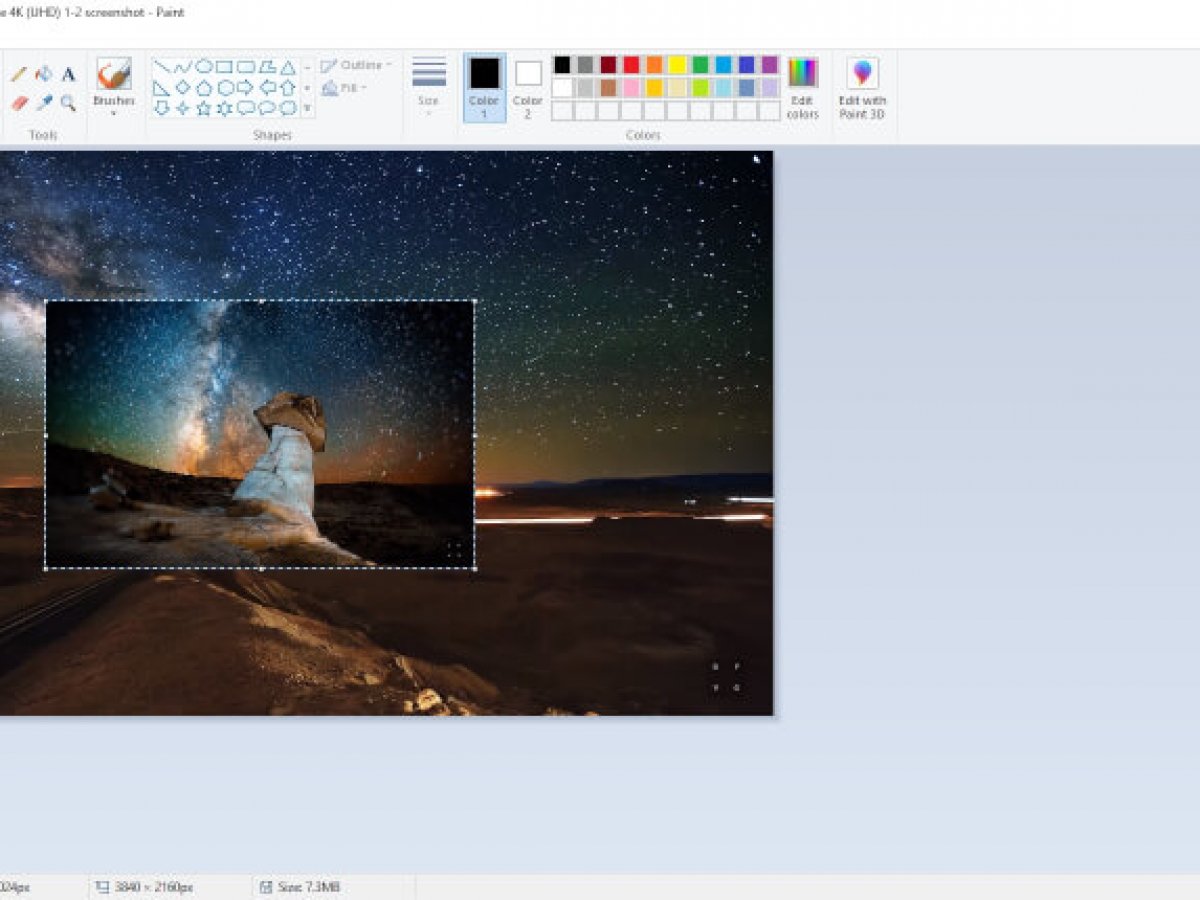 how to merge two photos in paint