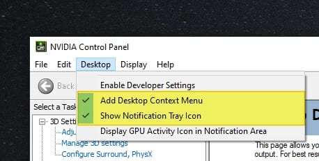 nvidia control panel reinstall