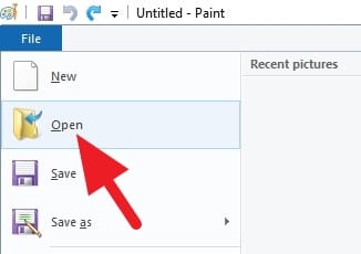 Open Paint - How to Insert Multiple Images in Microsoft Paint 5