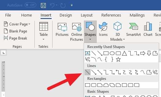 Shapes Lines - How to Create a Straight Line in Microsoft Word Effortlessly 7