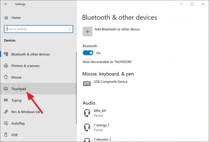 How to Disable Touchpad in Windows 10 Laptop