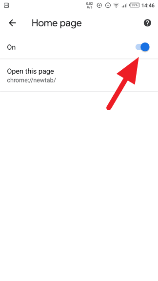 homepage on - How to Start Chrome Android Always Start with Blank Page 11