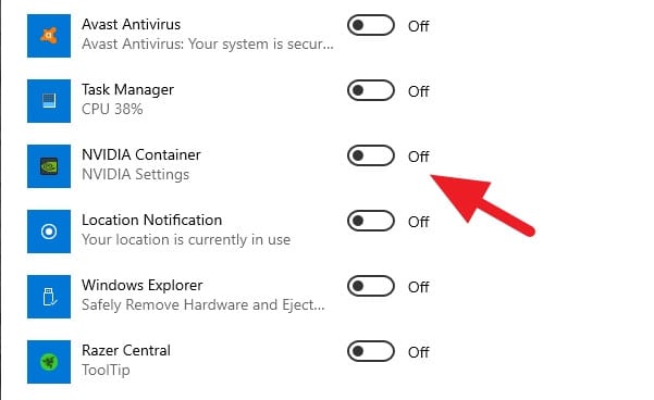 nvidia container off - How to Remove NVIDIA Control Panel from System Tray 13