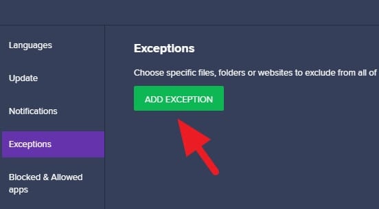 add - How to Stop Avast From Blocking Websites 25