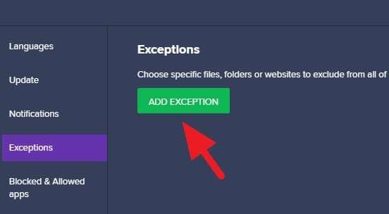 avast for mac adding trusted sites