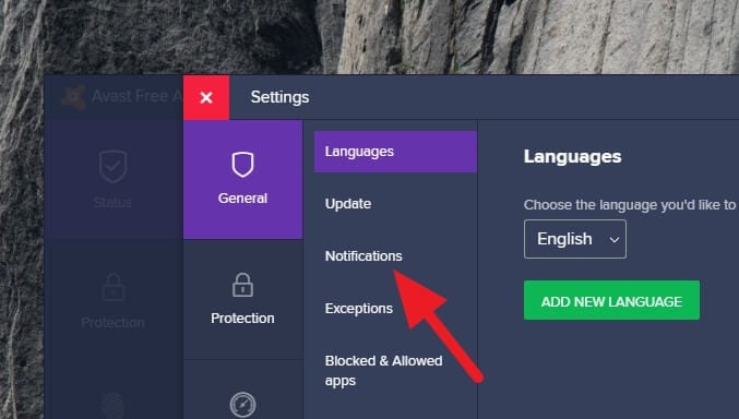 avast notifications - How to Disable Avast Notifications, Messages, & Alerts 11