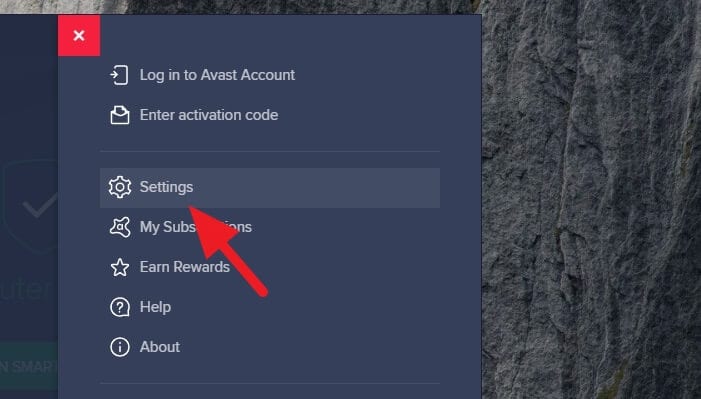 avast settings 1 - How to Disable Avast Notifications, Messages, & Alerts 9