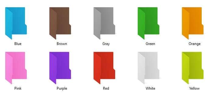 color folder icons for windows free download