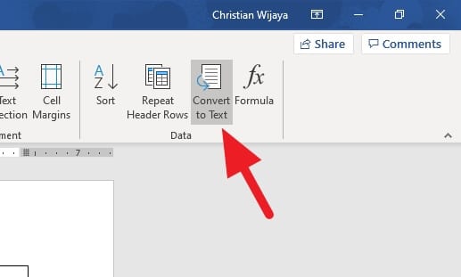 convert to - How to Remove Table without Deleting Text in Microsoft Word 9