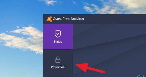 disable avast webshield