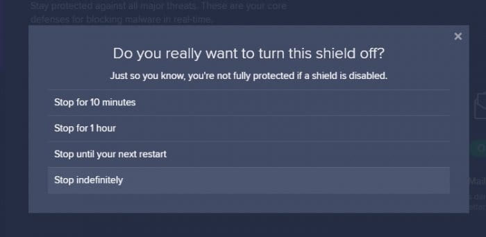 turn off web shield - How to Stop Avast From Blocking Websites 13