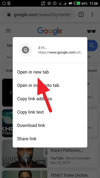 Open in new tab - Prevent Youtube App from Opening When Click Youtube Link 15