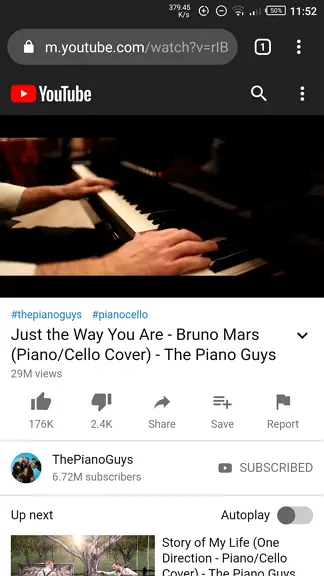 the piano guys just the way you are