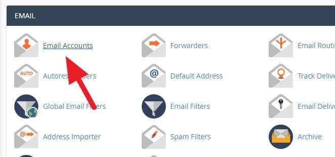 email accounts - How to Create Email Accounts With Your Domain in cPanel 3