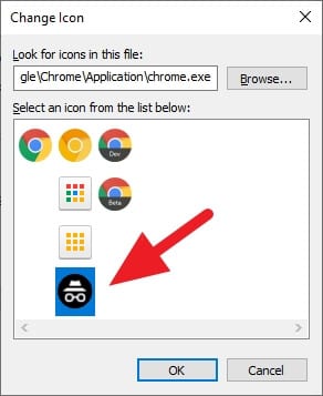 incognito icon - How to Create Chrome Incognito Mode Shortcut on Desktop 19