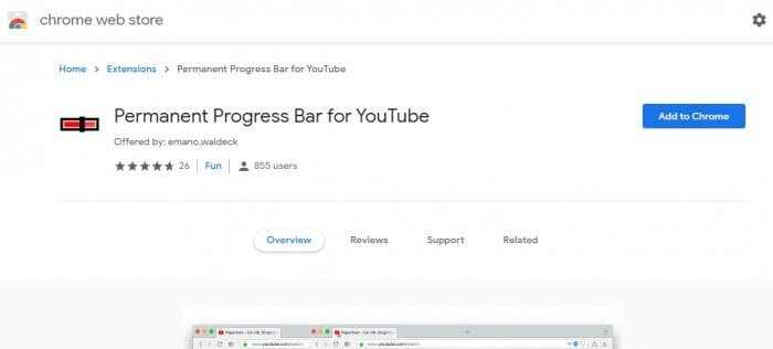 Permanent Progress Bar for Youtube - How to Make Youtube Progress Bar Always Showing 5