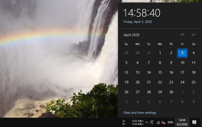 how to change windows 10 clock to analog