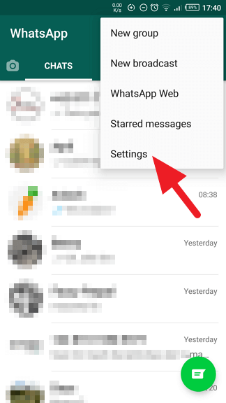 Settings - How to See When Your WhatsApp Account Was Created 5