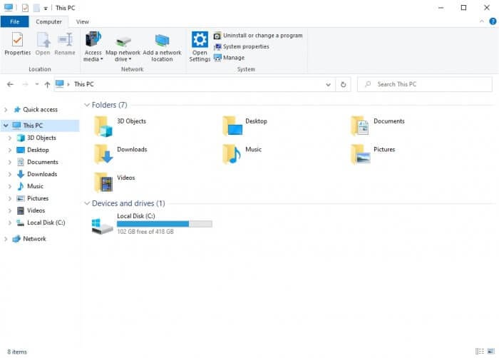 This PC 1 - How to Show Preview Pane on Windows 10 File Explorer 3