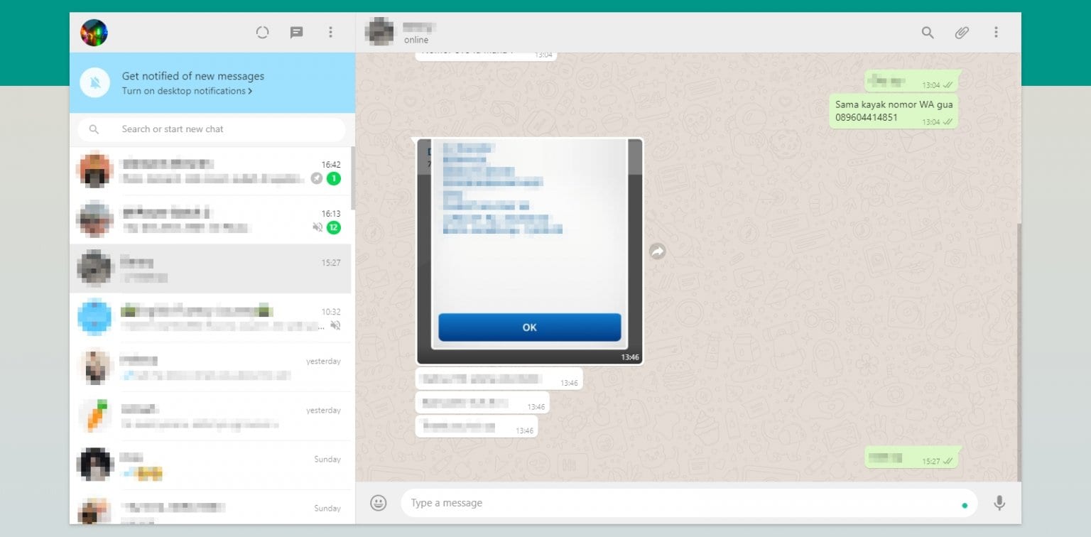 How to download multiple photos in whatsapp web faster 