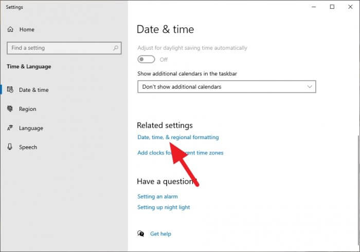 data time and regional formatting - How to Switch Windows 10 Clock Format to 24-Hour 7