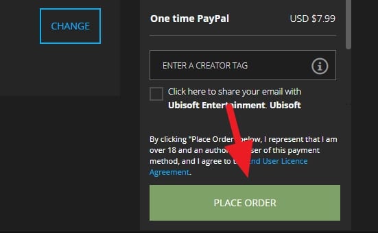 Place Order - How to Buy Game from Epic Store Using PayPal 9
