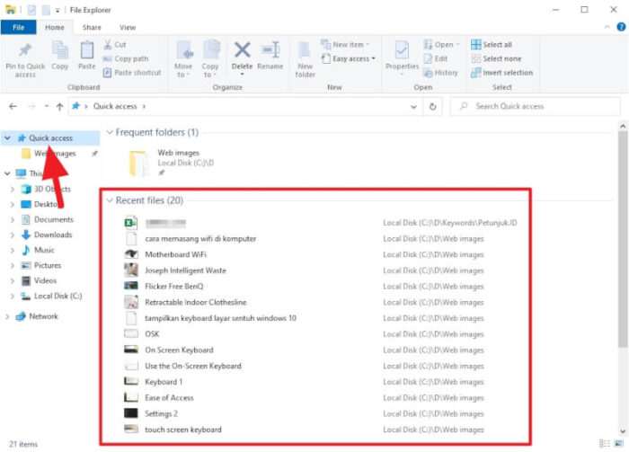 3 Methods To See Recently Opened Files On Windows 10