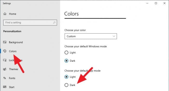 colors dark - How to Enable Night Mode on Chrome PC Without Extension 13