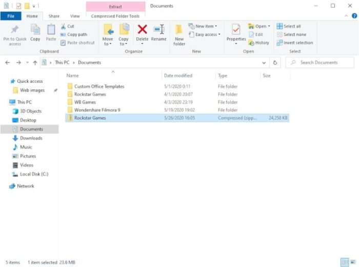 how create zip folder windows 10