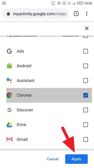 how to search chrome history by date