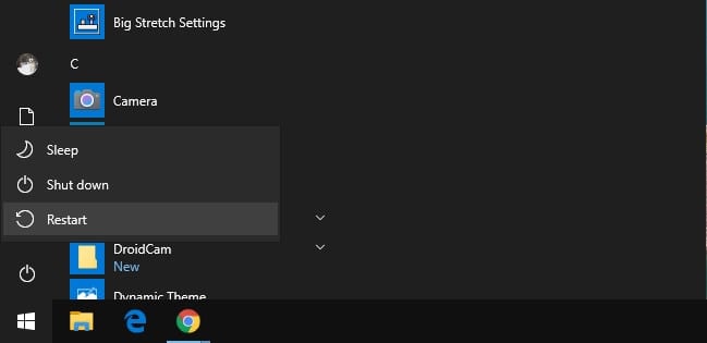 Restart Windows - How to Fix Windows Update Stuck at Searching 3