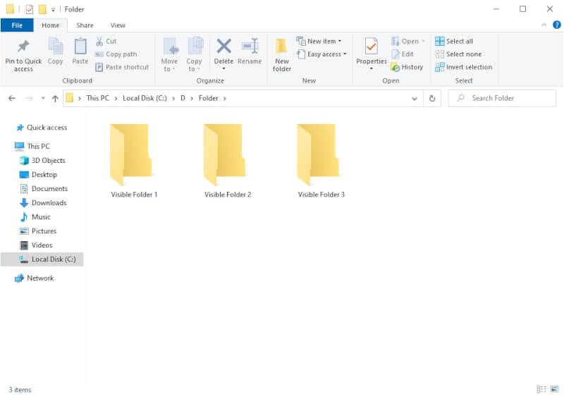 Hidden folder gone - How to Quickly Hide Folder/File on Windows 7,8,10 11