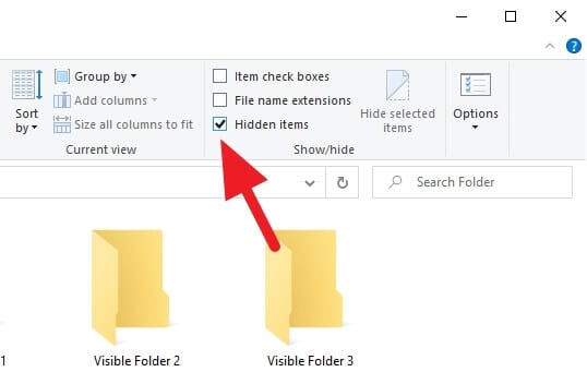 Hidden items - How to Quickly Hide Folder/File on Windows 7,8,10 13