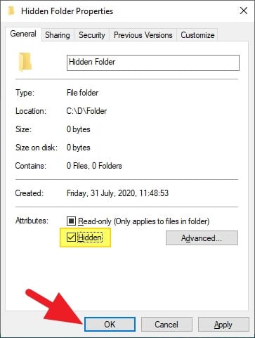 Hidden - How to Quickly Hide Folder/File on Windows 7,8,10 9
