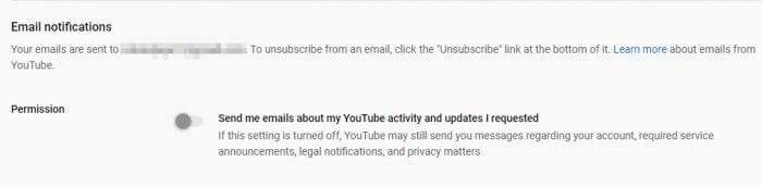 Permission - How to Stop Youtube from Sending Email Activity Update 10
