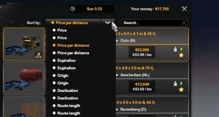 Price per distance - 7 Tips Get Money Fast on Euro Truck Simulator 2 5