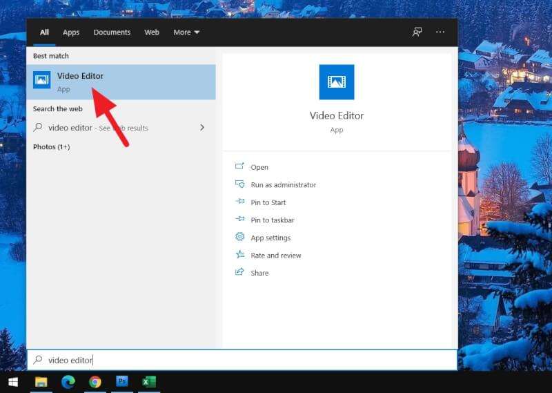 windows 10 video editor app