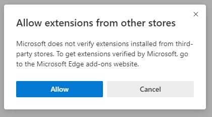 Allow - How to Install Chrome Extension on *NEW* Microsoft Edge 9