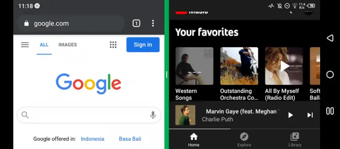 Multitasking horizontal - How to Split Screen for Multitasking on Android 10 and Above 7