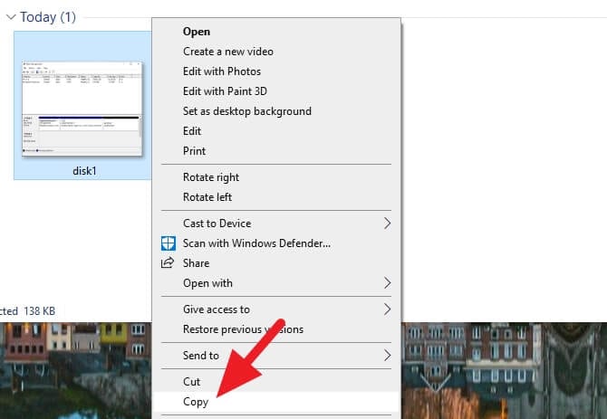 Copy file - How to Transfer Photos from Email to USB Stick 9